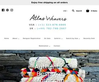 Atlasweavers.com(Moroccan Rugs) Screenshot