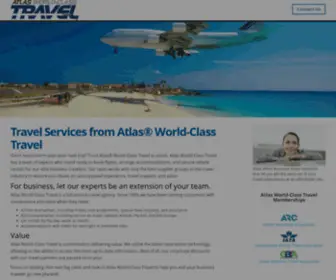 AtlasWorldclasstravel.com(Travel Services) Screenshot