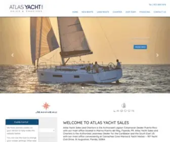 Atlasyachtspuertorico.com(Atlas Yacht Sales and Charters) Screenshot