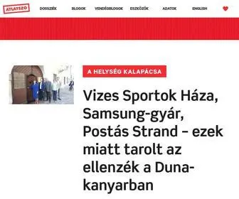 Atlatszo.hu(Tényfeltárás) Screenshot