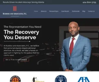 Atlautoaccidents.com(Personal Injury Attorneys in Atlanta) Screenshot