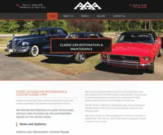 Atlautoresto.com(ATLANTA AUTO RESTORATION) Screenshot