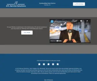 Atldustcontrol.com(Combustible Dust Control) Screenshot