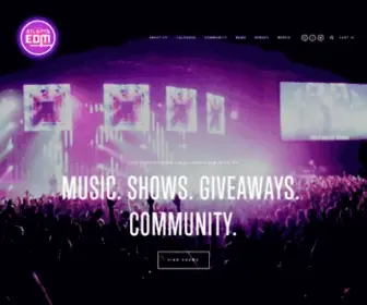 Atledmevents.com(Atlanta EDM) Screenshot