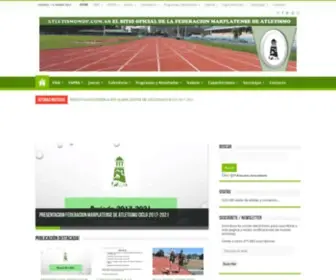 Atletismomdp.com.ar(Federación Marplatense de Atletismo) Screenshot