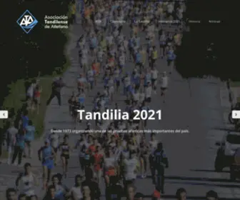 Atletismotandil.com.ar(Asociación Tandilense de Atletismo) Screenshot