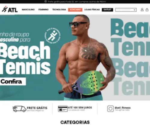 Atlfitness.com.br(ATL Fitness) Screenshot
