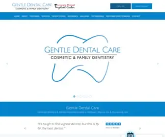 Atlgentledental.com(Gentle Dental Care) Screenshot