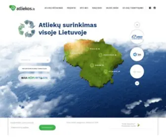 Atliekos.lt(Atliekų surinkimas Lietuvoje) Screenshot