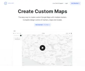 Atlistmaps.com(Map Maker) Screenshot