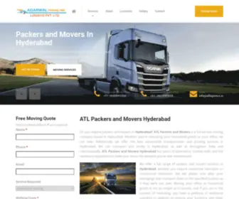 Atllogistics.in(ATL Packers and Movers Hyderabad) Screenshot