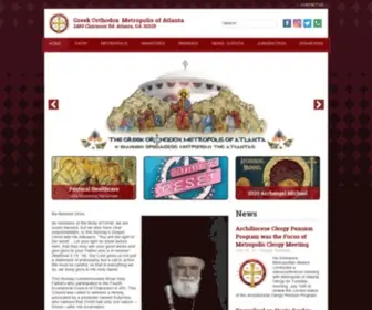 Atlmetropolis.org(Greek Orthodox Metropolis of Atlanta) Screenshot