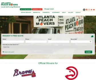 Atlpeachmovers.com(Atlanta Peach Movers) Screenshot