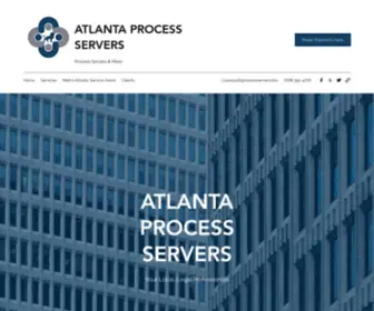 Atlprocessserver.com(State Certified Process Server company in Atlanta Ga) Screenshot