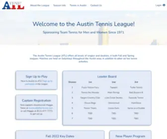 Atltennis.org(Austin Tennis League) Screenshot