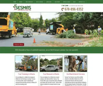 Atltrees.com(Sesmas Tree Service) Screenshot