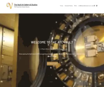 Atlvault.online(The Vault. A place where artistic expression meets events. MEET) Screenshot