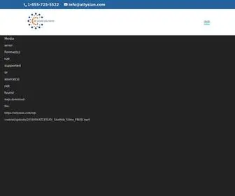 Atlysian.com(Our mission) Screenshot