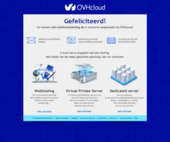 ATM-Telefonmarketing.de(OVHcloud ondersteunt uw ontwikkeling met de beste web) Screenshot