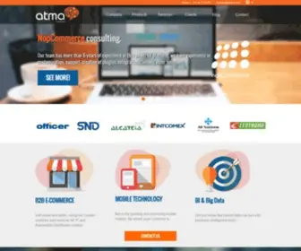 Atma-IT.com(Discover how our B2B Commerce Platform) Screenshot