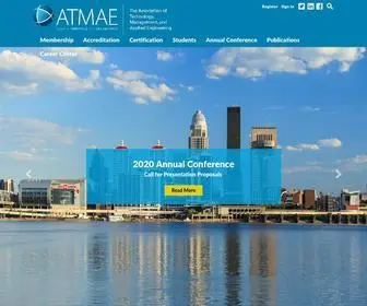 Atmae.org(The Association of Technology) Screenshot
