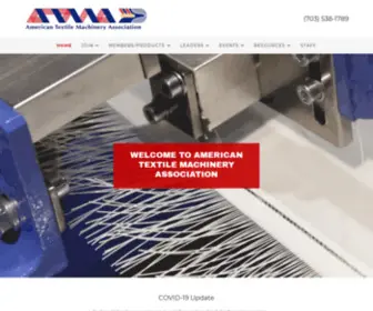 Atmanet.org(The American Textile Machinery Association) Screenshot