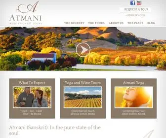 Atmanitours.com(Boutique Wine Tours Sonoma County) Screenshot