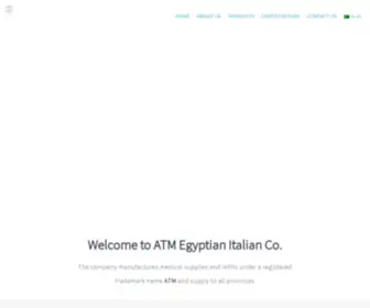 Atmegymed.com(ATM Egyptian Italian Co) Screenshot