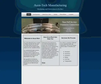 ATMFG.com(Accu-Tech Manufacturing) Screenshot