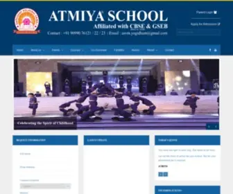 Atmiyaschool.com(ATMIYA School) Screenshot