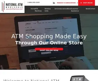 Atmmachines.com(National ATM Wholesale) Screenshot