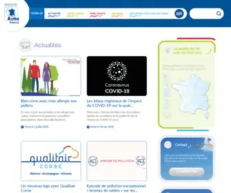 Atmo-France.org(Atmo France poursuit un objectif d'intérêt général) Screenshot