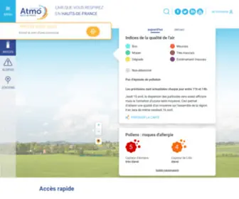 Atmo-HDF.fr(Déplacé) Screenshot