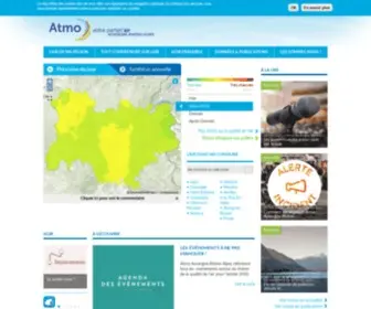 Atmo-Rhonealpes.org(Atmo Auvergne) Screenshot