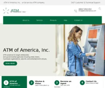 Atmofamerica.com(ATM of America) Screenshot