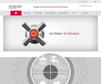 Atmor.net(Tankless Electric Water Heaters) Screenshot