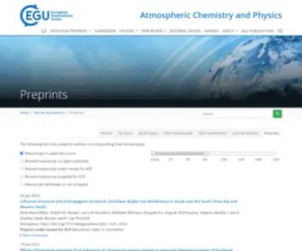 Atmos-Chem-PHYS-Discuss.net(ACP) Screenshot