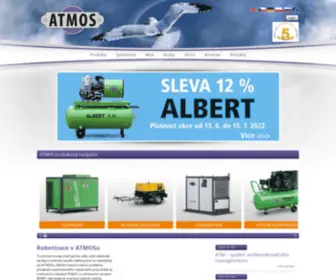 Atmos-Chrast.cz(Výroba kompresorů) Screenshot