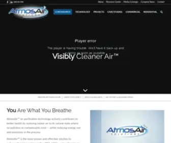 Atmosair.com(Air purification) Screenshot