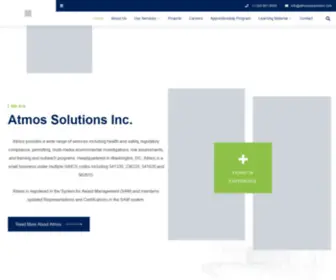 Atmossolutionsinc.com(Atmos Solutions Inc) Screenshot
