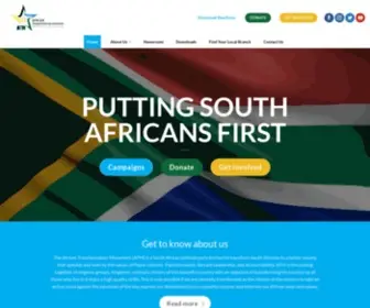 Atmovement.org(The African Transformation Movement) Screenshot