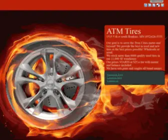 Atmtires.com(ATM Tires) Screenshot