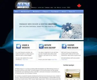 Atmwebdesign.ca(ATM Web Design Inc) Screenshot