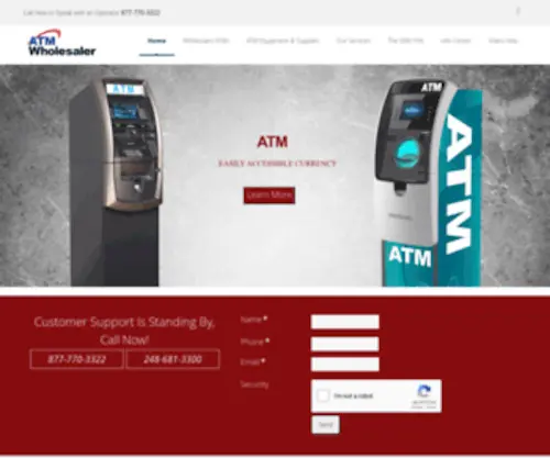 Atmwholesaler.com(Atm Machines for Sale at ATM Wholesaler) Screenshot