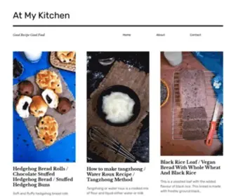 Atmykitchen.net(At My Kitchen) Screenshot