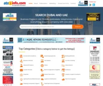 Atninfo.com(Dubai Business Pages UAE) Screenshot