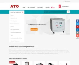 Ato.com(One-stop Industrial Automation Shop) Screenshot