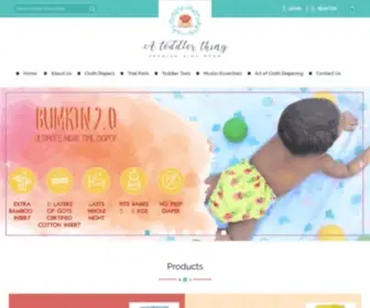 Atoddlerthing.com(Cloth Diapers in India Online) Screenshot