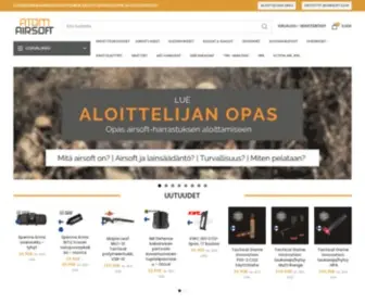Atom-Airsoft.fi(Suomalainen harrastajalähtöinen airsoft) Screenshot