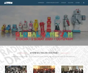 Atom.org.tr(Animasyon Teknolojileri ve Oyun Geliştirme Merkezi) Screenshot